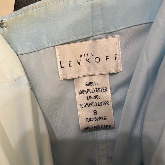 Bill Levkoff Blue Bridesmaid Dress - Picture 3 of 8